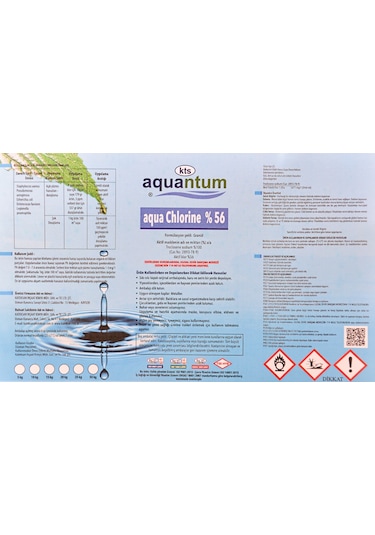 2 Adet Aquantum 10 Kg 20 Kg %56 Aktif Granül Klor - %56 Chlori