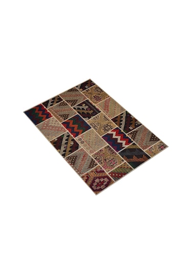 Patchwork El Örgüsü Anadolu Kilimi – Spring (425760778)