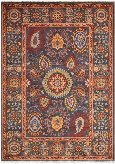 Çam Halı Funky 801 Antrasit Yün Ve Bambu İle Özel Tezgahlarda Üretilen Otantik Desenli El Emeği Modern Uşak Halısı Antrasit 2 Çam Halı Funky 801 Antrasit Yün Ve Bambu İle Özel Tezgahlarda Üretilen Otantik Desenli El Emeği Modern Uşak Halısı Antrasit 2