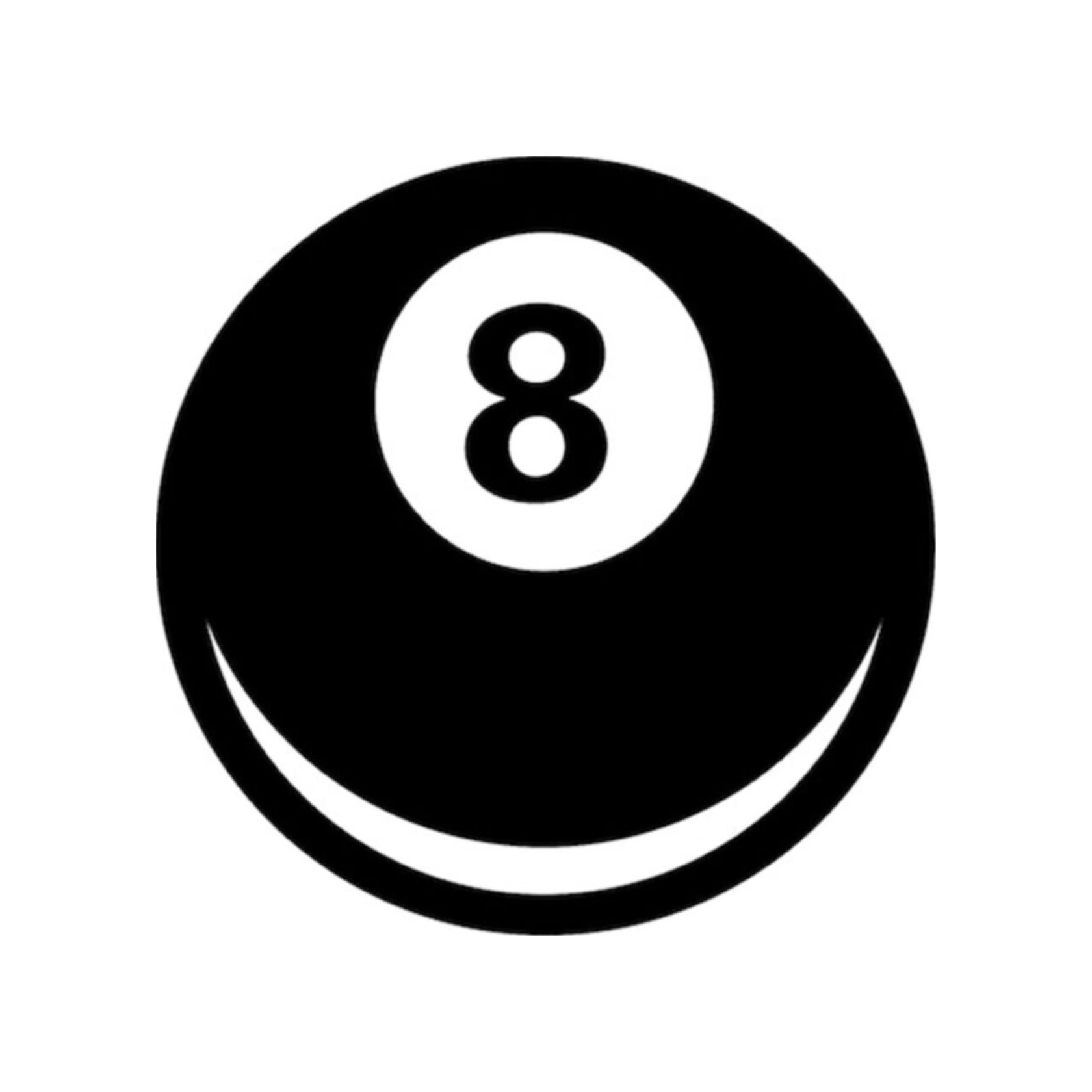 Bilardo Topu Oto Özel Yeni Sticker 25 X 22 Cm Mixgiftz