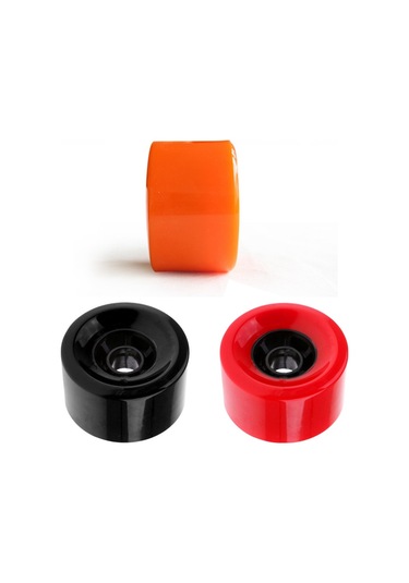 Arrival Dıy 83mm Kaykay Tekerleği Shr78a Turuncu Renkli Pu Tekerlekler Turuncu