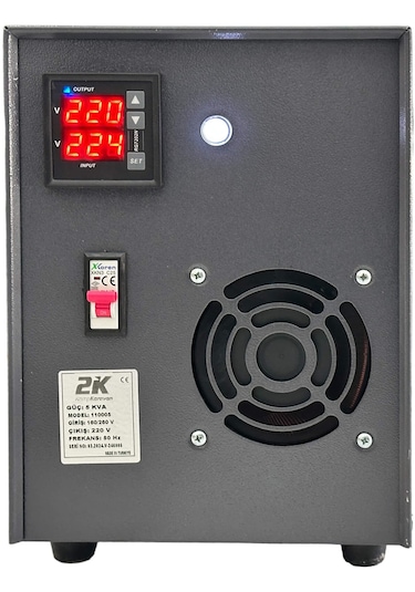 2k Servo 5kv 110-260v Monofaze Karavan Voltaj Regülatörü