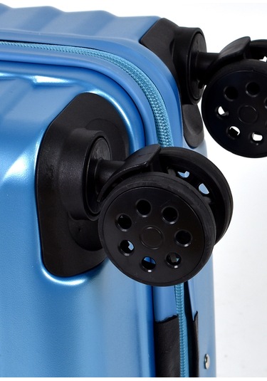 Elatae Francesco Ferellino Orta Boy Pc Kırılmaz Valiz Mavi 10724to Mavi