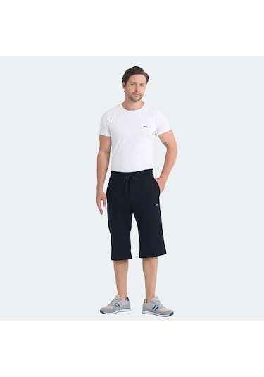 Slazenger VILJA I Erkek Cepli Kapri Siyah Şort