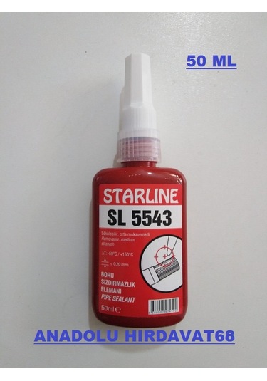 Starline Civata Dogalgaz Su Tesisatı Boru Sızdırmazlık 50 Ml N11.7403