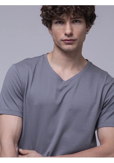 Frutto Rosso Sade Temel Tişört 209755358 Gri