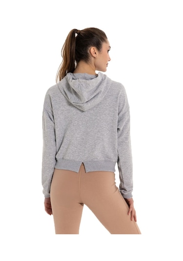 Inguz Kapüşonlu Hoodie Gri