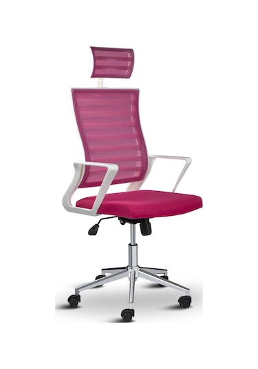 Asbir Mobilya Ceo Fileli Başlıklı Çalışma Koltuğu Ofis Sandalyesi