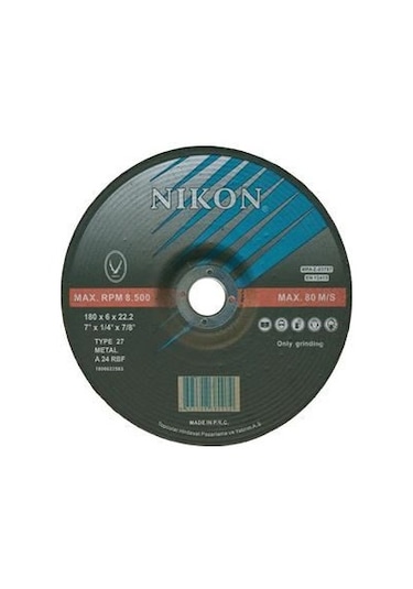 Nıkon N38045 A 400 x 4.0 x 25 MM Düz Metal Flex Taşı 1 Adet