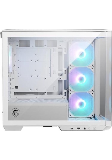 MSI Mag Pano M100R PZ 4xARGB Fanlı Micro ATX Bilgisayar Kasası Beyaz