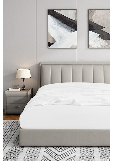 Soley Jersey Doğal Pamuklu Tek Kişilik Lastikli Çarşaf