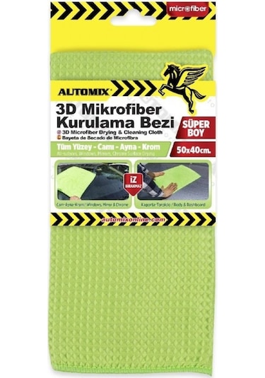 Automix Mikrofiber 3d Kurulama Bezi 50x40 Cm 44826