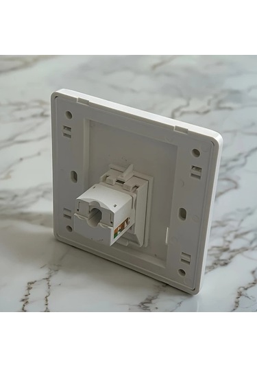 Xuweiwei 20 Adet Cat6 Ethernet Duvar Plakası Rj45 Ağ Bağlantı Elemanı 10gbps Hızlı Kolay Kurulum Ev Ofis İnternet