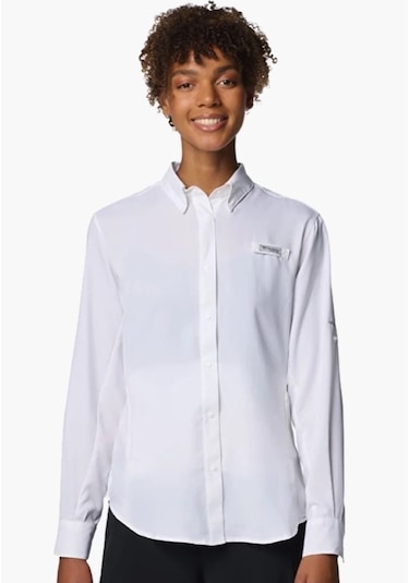 Columbia Columbıa Fl7278 Womens Tamıamı Iı Ls Shırt - 101 Beyaz