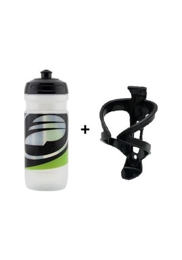 Elite Loli Performance Bisiklet Plastik Matara Matara Kafesi Siyah - Kırmızı - Beyaz