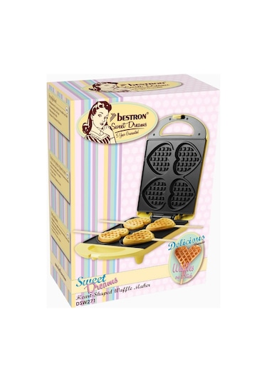 Bestron Stick Kalpli 700 W Waffle Makinesi