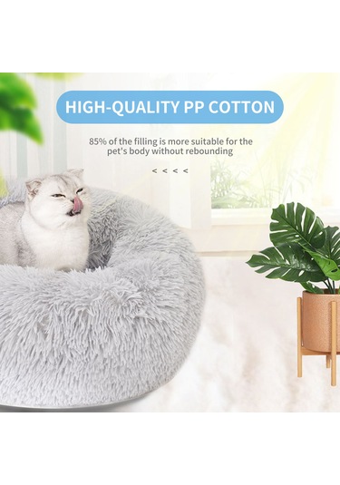 Vkemall Yumuşak Ve Isıtmalı Evcil Hayvan Yatağı - Kaymaz Tabanlı, Yıkanabilir Kedi Köpek Yastığı