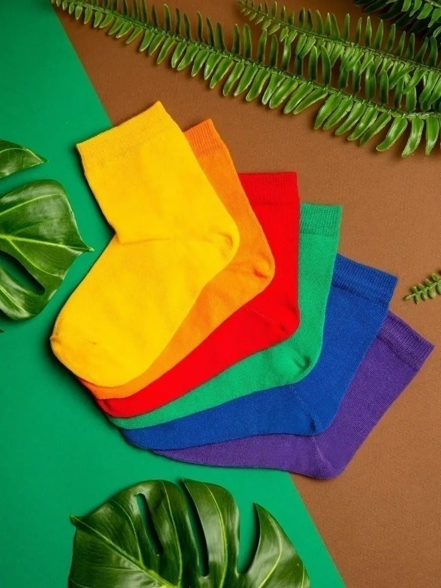 Nosko Yüksek Renkli Çoraplar 6 Çift 29489832 Gri