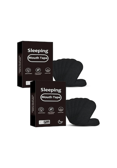 Yenı Ağız Bandı Solunum Şeritleri Uyku Anti-horlama Ağız Bandı Şeritleri Horlama Bandı Yamalar İçin Ekstra Mukavemetli Ağız Çıkartmalar Fildişi