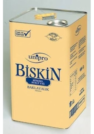 Biskin Baklavalık Bitkisel Susuz Yağ 18 KG