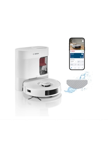 Bosch BCRD2W Spotless Advanced+ Robot Süpürge Beyaz
