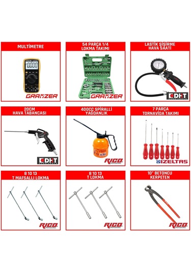 Grayzer Motosiklet Servis Kurulum Paketi