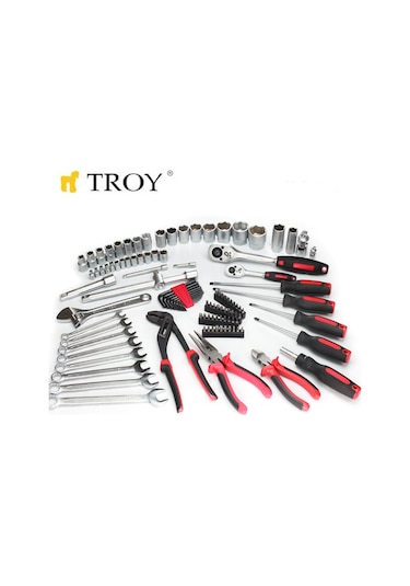 Troy 21910 Profesyonel Lokma - Anahtar - Alet Seti 110 Parça Me