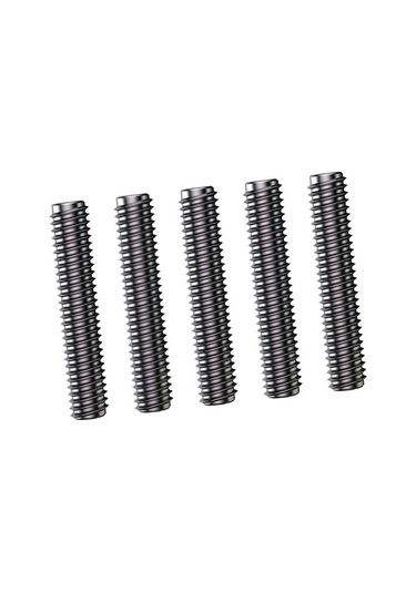 Pazly Takım Pirinç Nozul Ekstruder Baskı Kafası 0.4mm Gümüş Renk 5 Adet