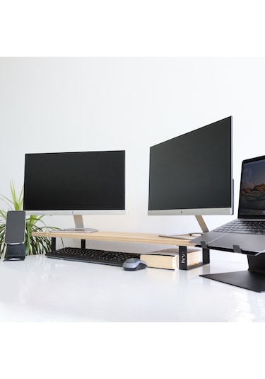 Hansdo Dual MDF Lam - WMS2 Monitör Standı