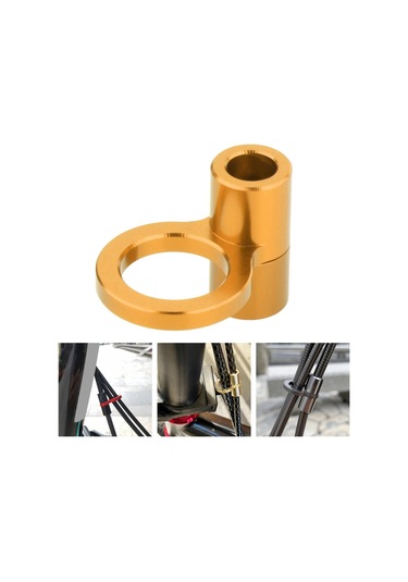 Suntek Dayanıklı Bisiklet Fren Kablo Tokası Kılavuzu Bisiklet Altın