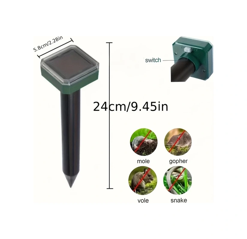 Willowhaven 2li Ses Dalgası Teknolojili Güneş Enerjili Haşere Kovucu Bahçe Çiftlik 600mah