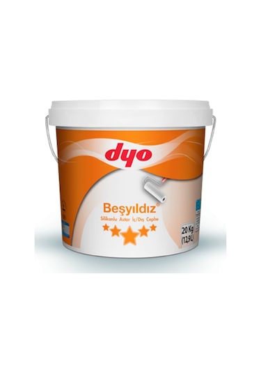 Dyo Beşyıldız Silikonlu İç Ve Dış Cephe Astarı 3.5 KG Beyaz