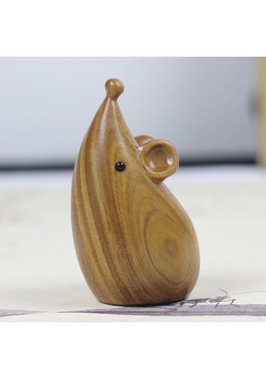 Suntek Magideal Ahşap Hayvan Heykeli Kapalı Ofis Ev Dekor Için