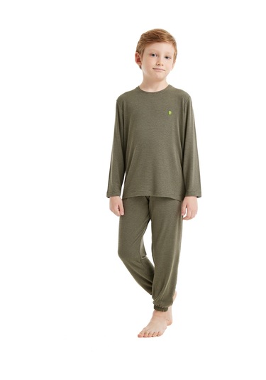 Çocuk Pijama Takımı 60514 - Yeşil