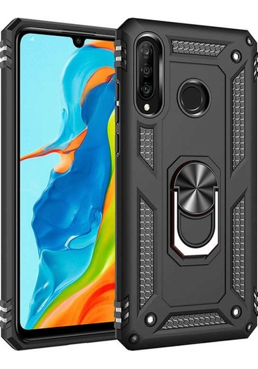 Samsung Galaxy Uyumlu M40 (M405) Kilif Panzer Ring Tam Koruma Arka Kapak 439051191