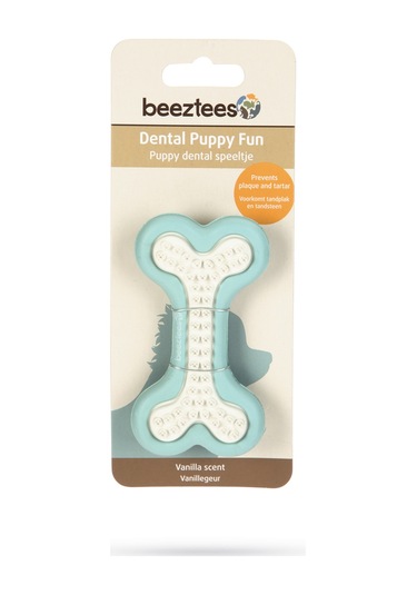 Beeztees Yavru Köpek Diş Oyuncağı, İçi Dolu Halka, Kauçuk, Yeşil, 10cm