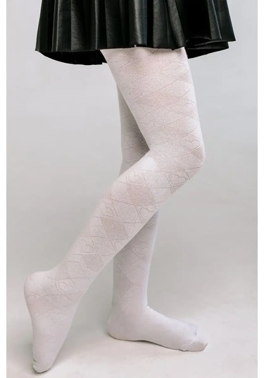 Isimbajskaa Culocnaa Fabrika Çocuklar İçin Ajurlu Taytlar 76470634 Beyaz