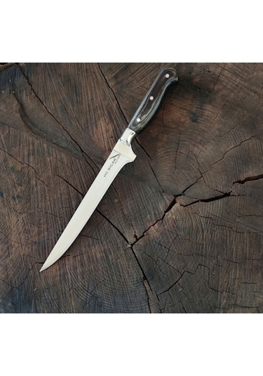 Hg Bıçak Hgpfl50 Fleto Bıçağı Balık Fleto Biftek Bıçağı Profesyonel Siyah