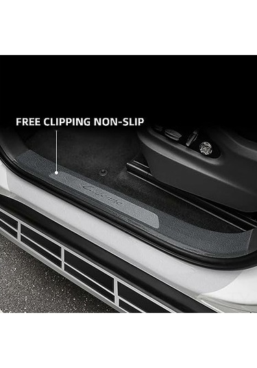 Teltree Araba Koruyucu Camurluk Sticker - Şeffaf Peva Malzeme, Kaymaz Önleyici Dokulu, 5cmx5m, 2 Adet, Kolay Kurulum