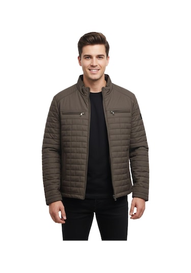 Erkek Kapitone Hakim Yaka Spor Mont 99500 Bgl-st04169 VİZON