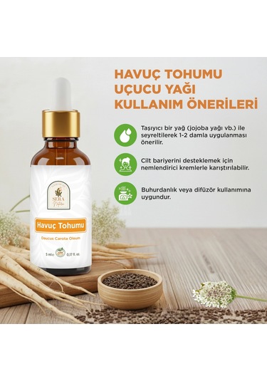 Sera Natura Havuç Tohumu Uçucu Yağı 5 ML