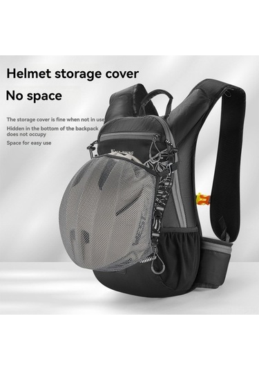 Maoyaya Dağ Bisikleti Ve Yürüyüş Çantası - 16l, Hafif, Su Geçirmez, Siyah Turuncu Kırmızı Kırmızı