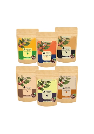 Addis Ababa Coffee Dünya Kahveleri Öğütülmüş Espresso 6 x 100 G