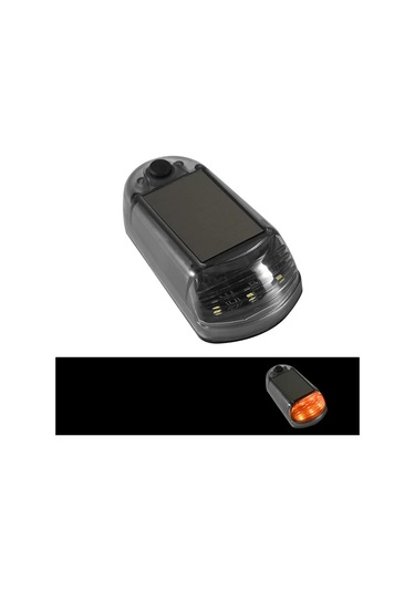 Dashanshop 2/4 Adet Araç Led Güneş Enerjili Işık Dekoratif Ortam Aydınlatma Çarpışma Önleyici Güvenlik Oto Motosiklet Aksesuar