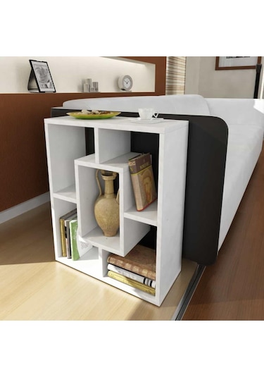 Dekorister Ovis Yan Sehpa Beyaz