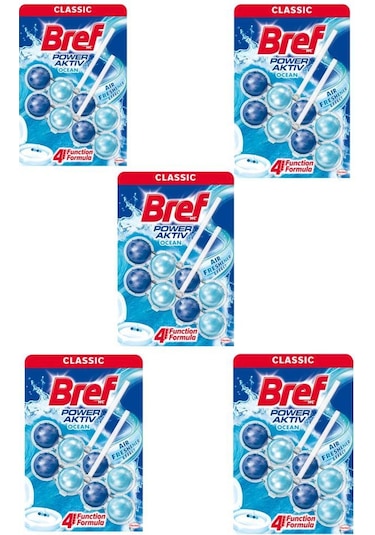 Bref 5'li Power Aktif Ocean Klozet Bloğu 2 x 50 G