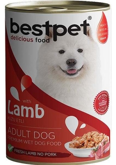 Bestpet Kuzulu Gravy Yetişkin Köpek Konservesi 400 G