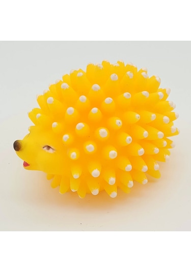 Oyuncak Kirpi Sesli 8 cm Sarı