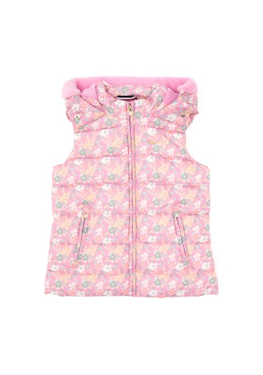 U.s. Polo Assn. Kız Çocuk Koyu Pembe Yelek Dokuma 50313062-vr167 Koyu Pembe