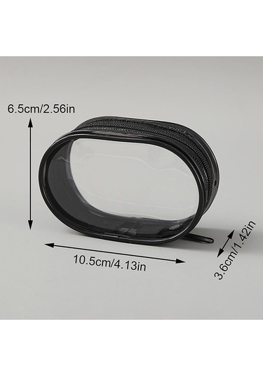 1 Adet Açık Hava Seyahat Veri Kablosu Saklama Kutusu Taşınabilir Koruyucu Kapak Düzenleyici Kutusu Çok İşlevli Kulaklık Veri Kablosu Siyah